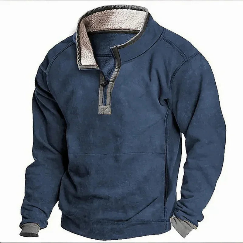 Bryan | Cozy Winter Quarter Zip Sweater