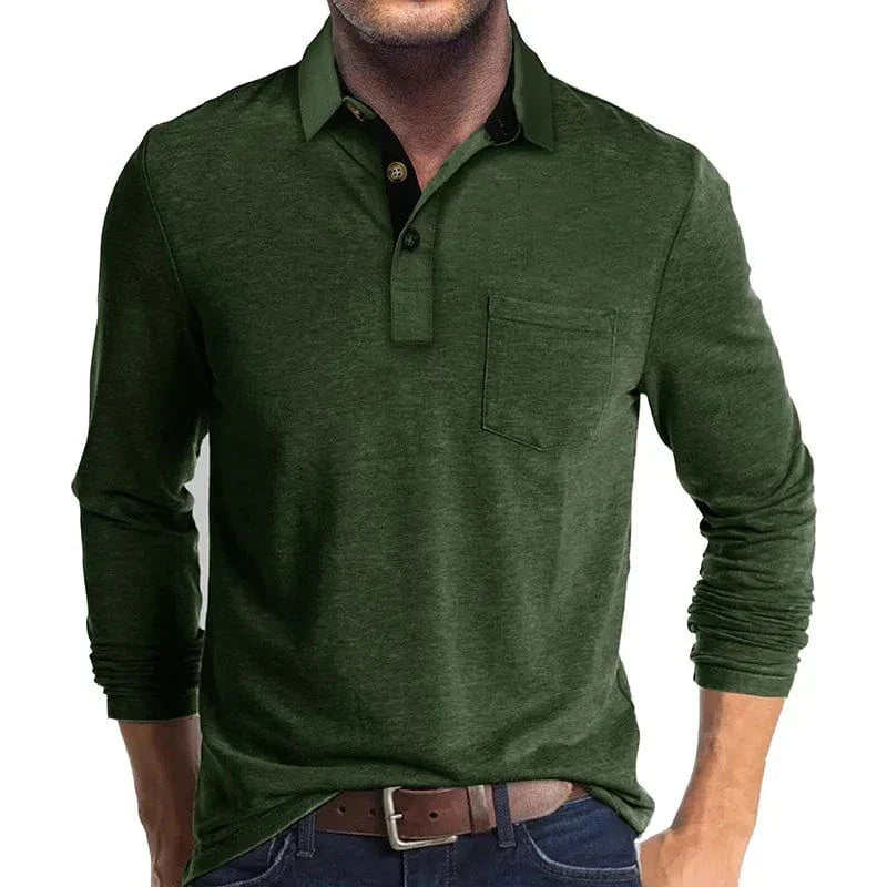 Hayden | Classic Long-Sleeve Polo
