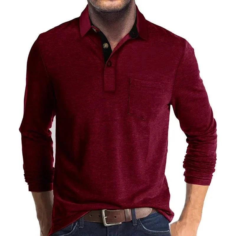 Hayden | Classic Long-Sleeve Polo