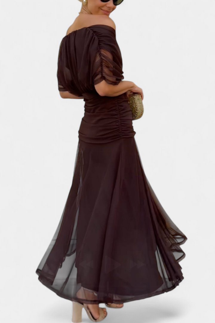 Alondra | Elegant Floral V-Neck Flow Dress
