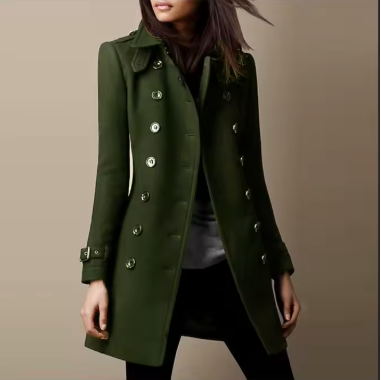 Isabelle | Elegant Double-Breasted Winter Coat
