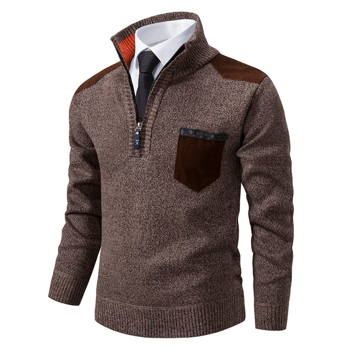 Dylan | Classic Half-Zip Knit Sweater