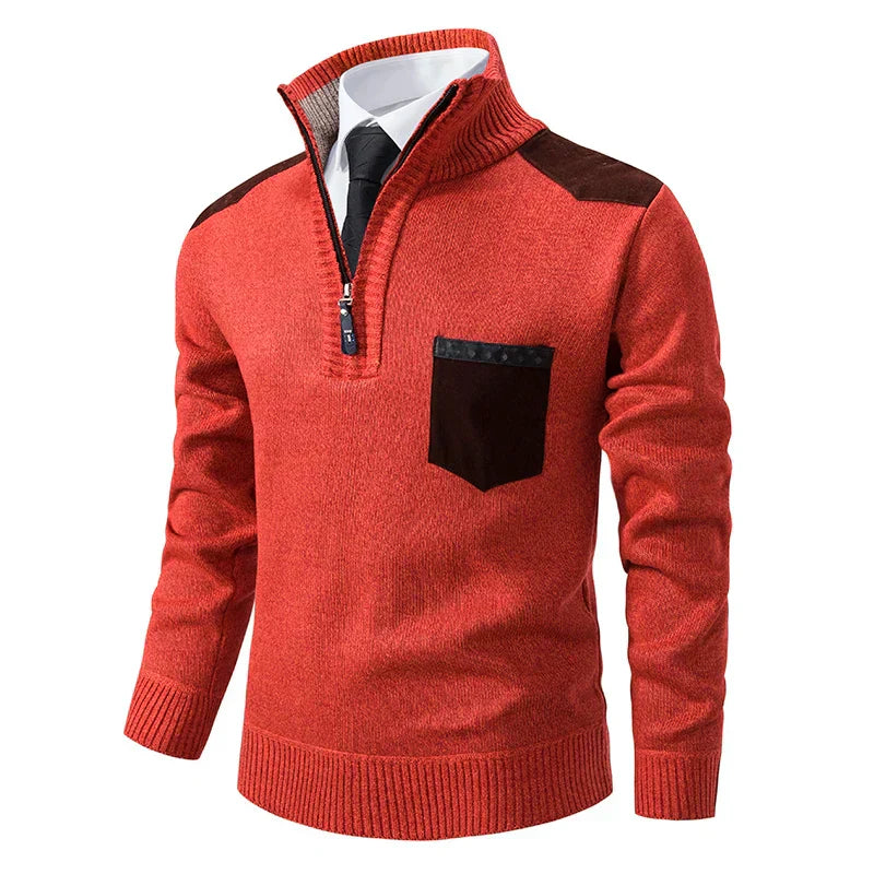 Dylan | Classic Half-Zip Knit Sweater