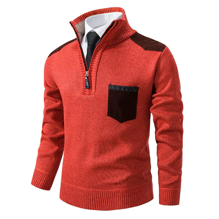 Dylan | Classic Half-Zip Knit Sweater