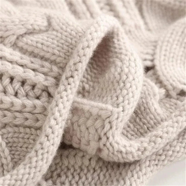 Lydia | Cable Knit Turtleneck Sweater
