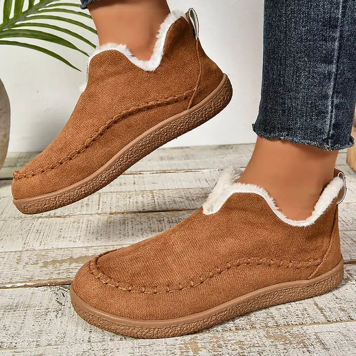 Elise | Cozy Lined Slip-On Ankle Boots