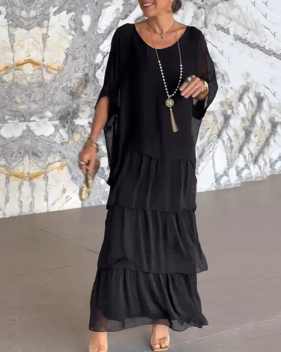 Vivienne | Flattering Flow Silhouette Maxi Dress