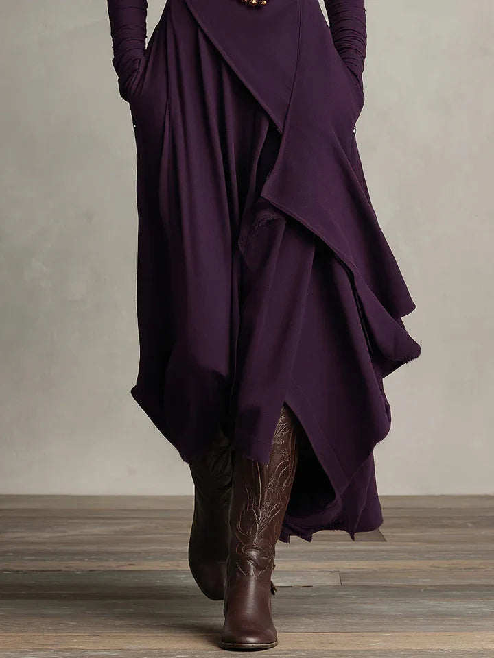 Charlotte | Elegant Turtleneck Maxi Dress