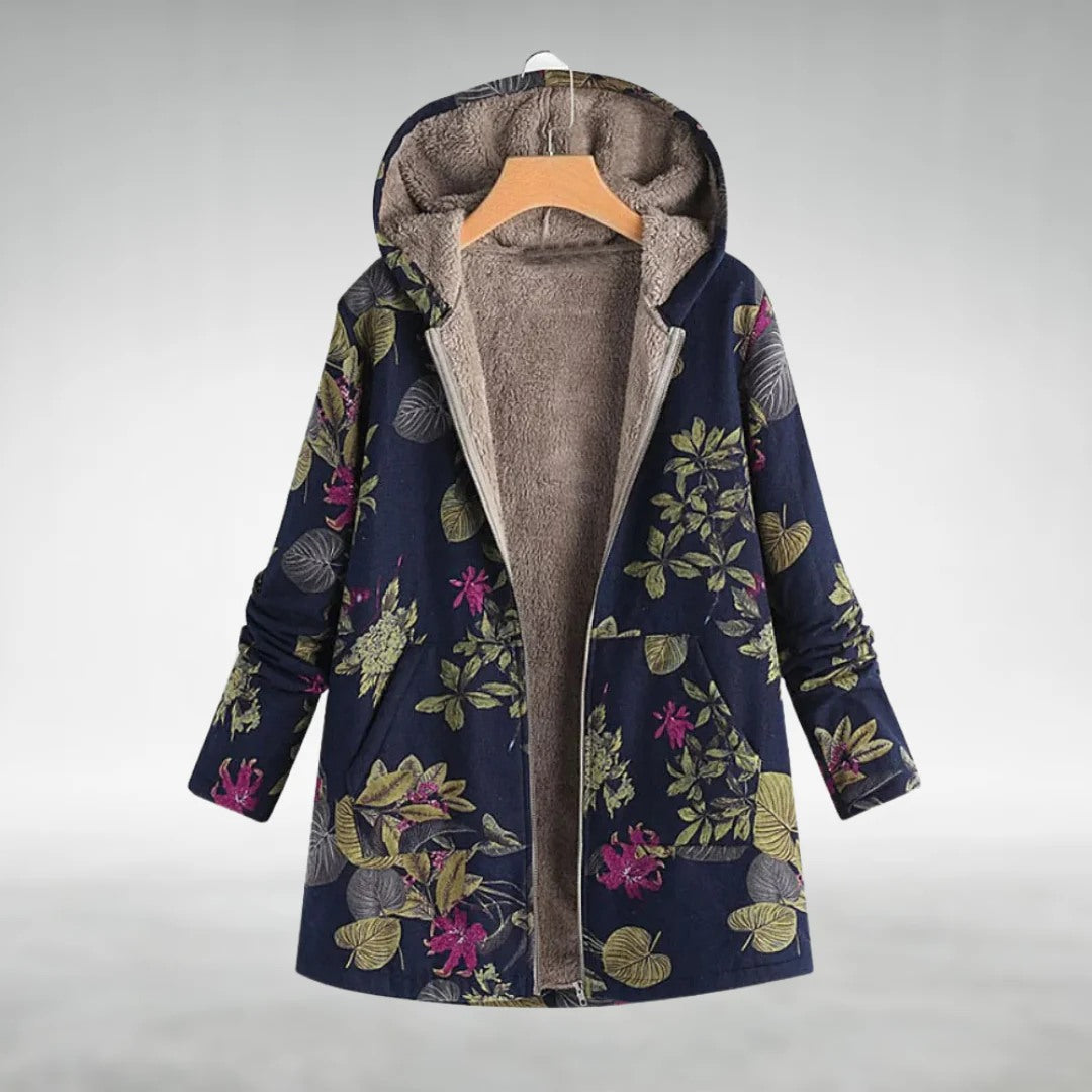 Hailey | Cozy Floral Fleece Jacket