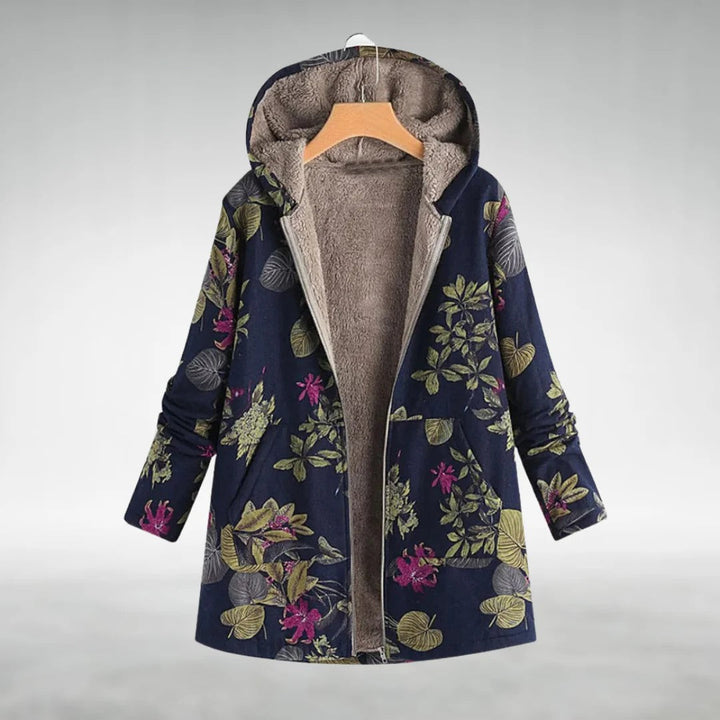 Hailey | Cozy Floral Fleece Jacket
