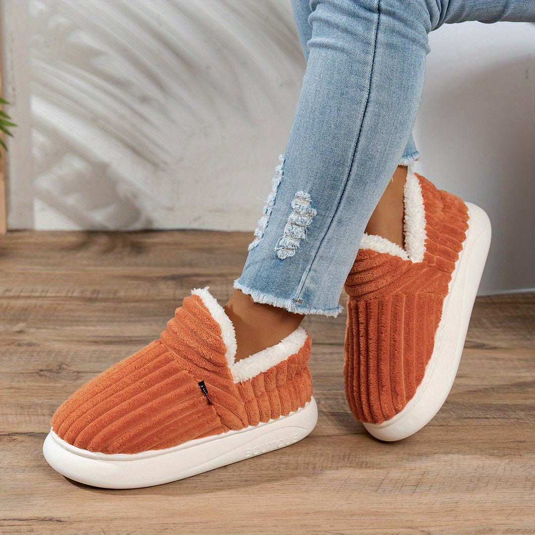 Avery | Soft Plush Indoor Slippers