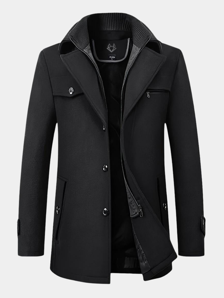 Winston | Refined Long Overcoat