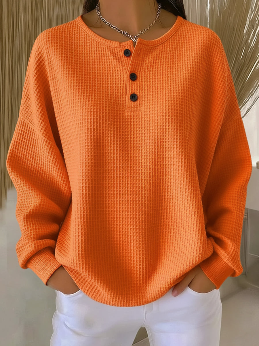 Jennifer | Cozy Classic Henley Top