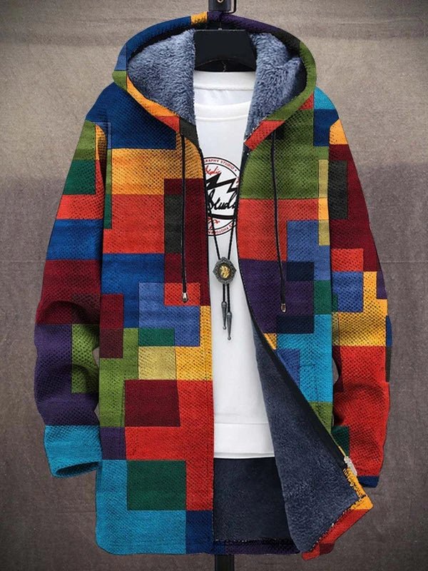 Calder | Artistic Printed Knit Cardigan