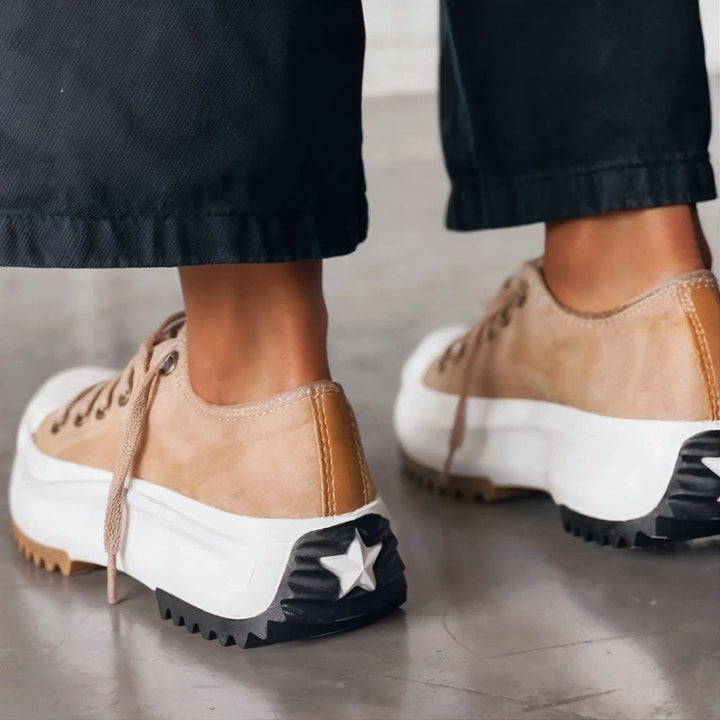 Jocelyn | Low-Top Thick-Heeled Shoes