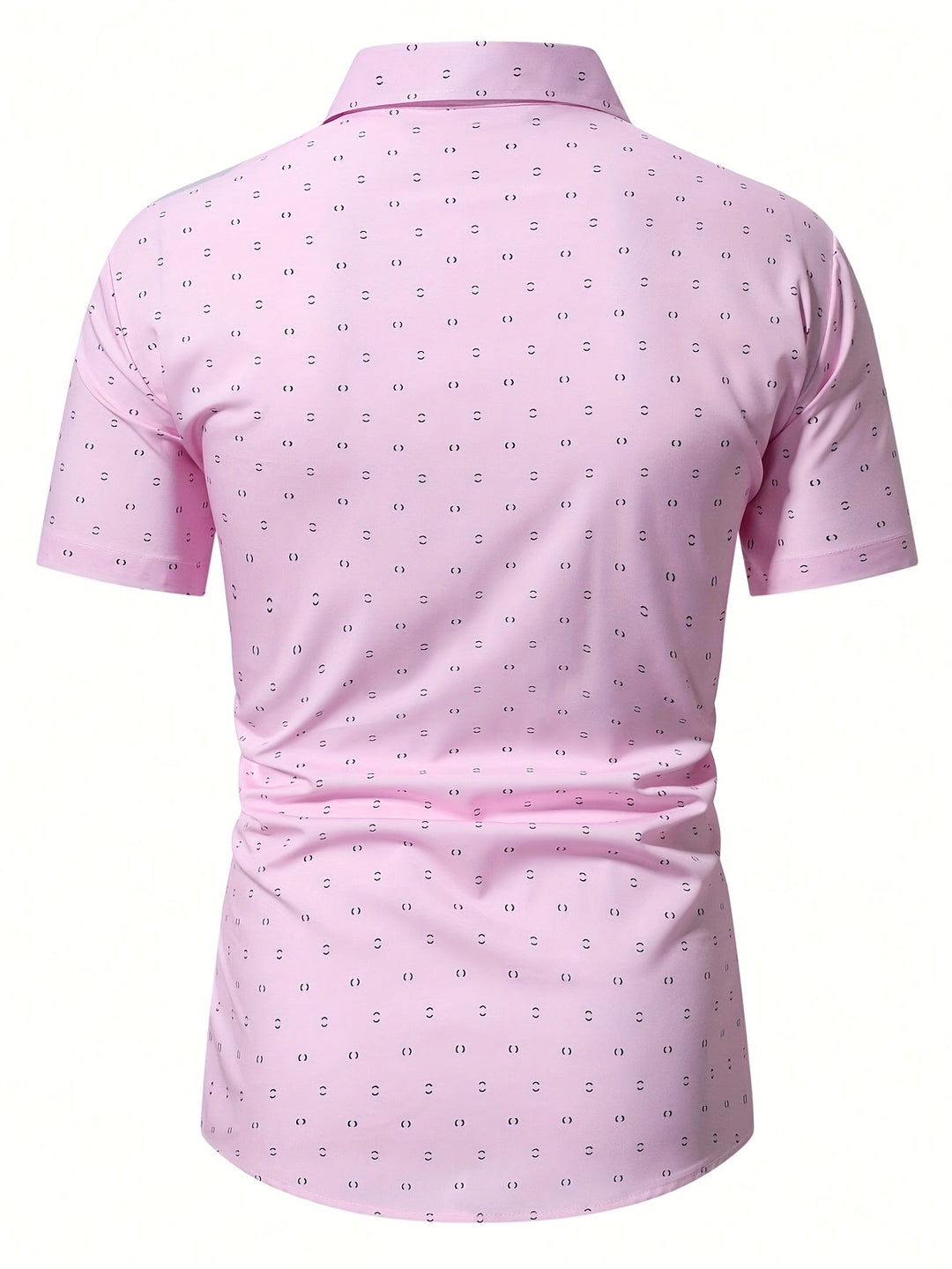 Elias | Modern Printed Short-Sleeve Button Shirt