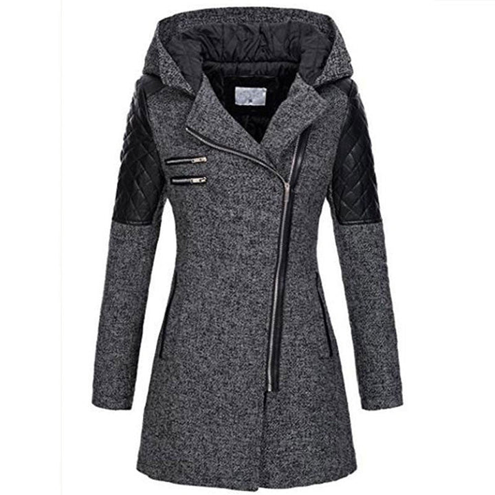 Hadley | Structured Zip-Front Hooded Coat