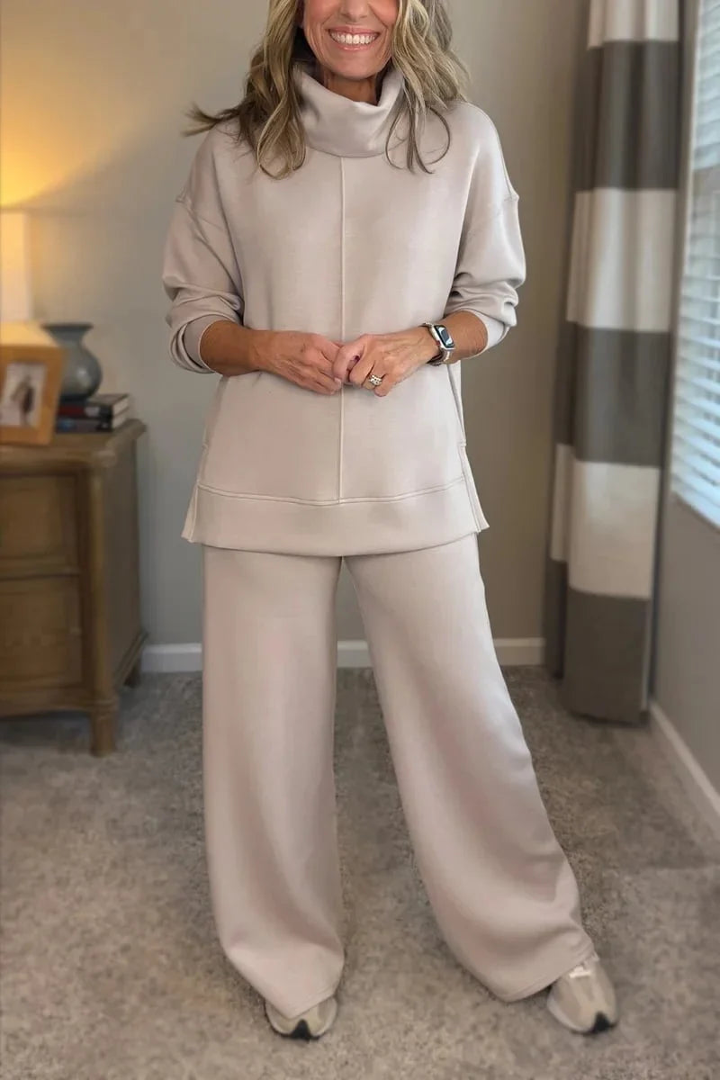 Amelia | Sophisticated Turtleneck Tailored Travel Set