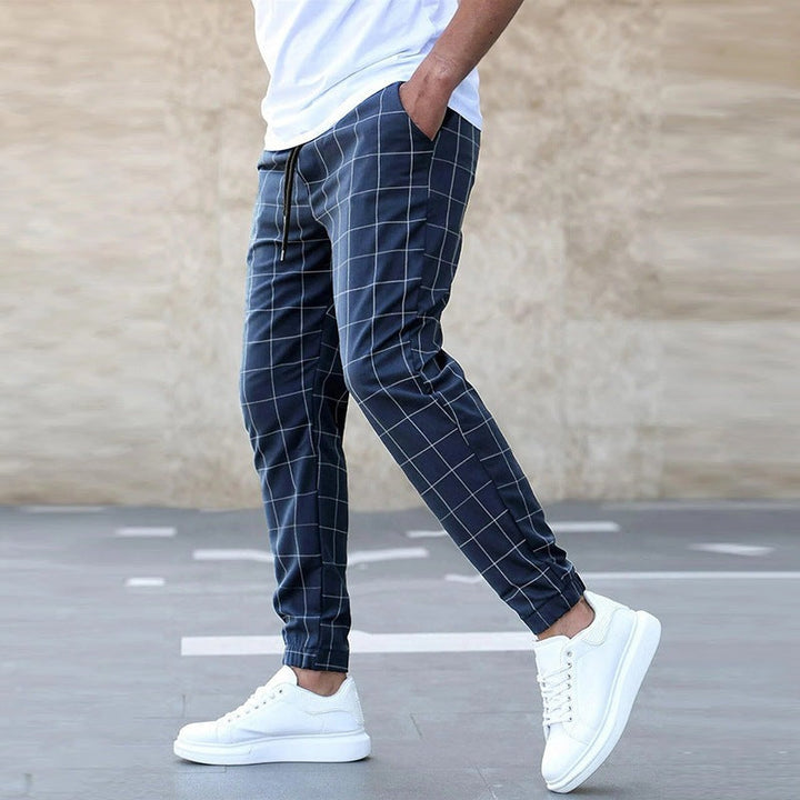 Hayes | Checked Slim Fit Comfort Pants