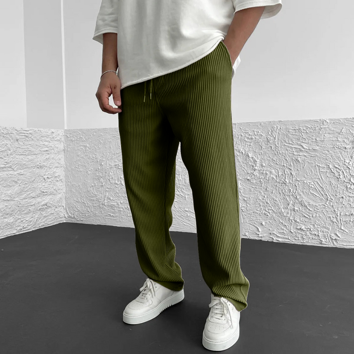 Leo | Refined Stripe Comfort Pants