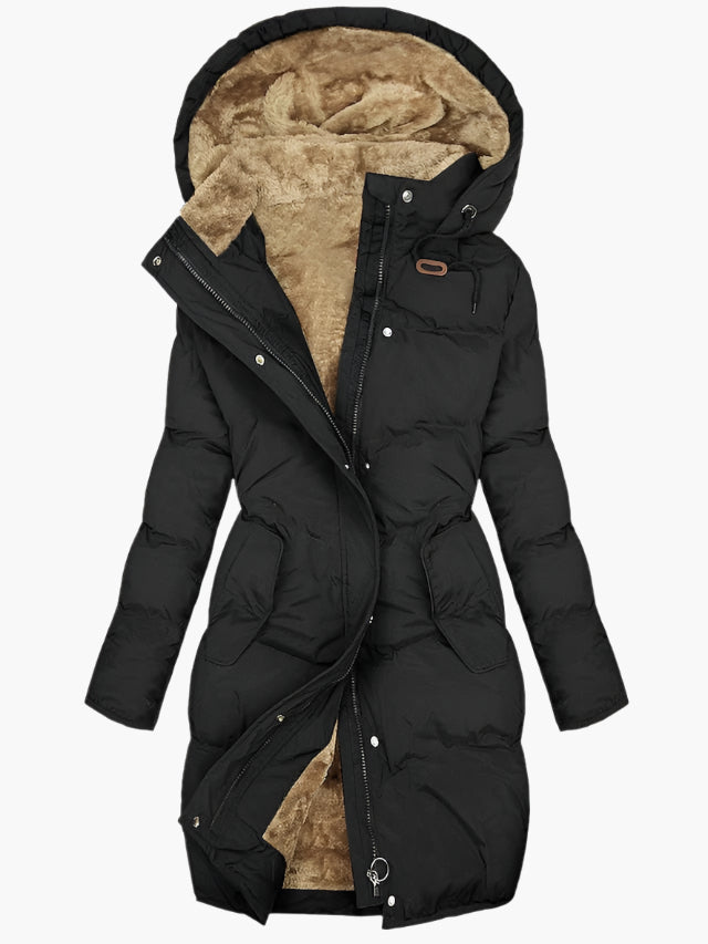 Luna | Cozy Hooded Long Coat