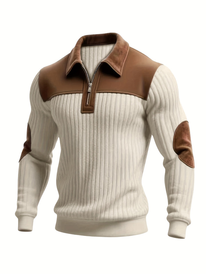 Owen | Classic Zip-Collar Sweater