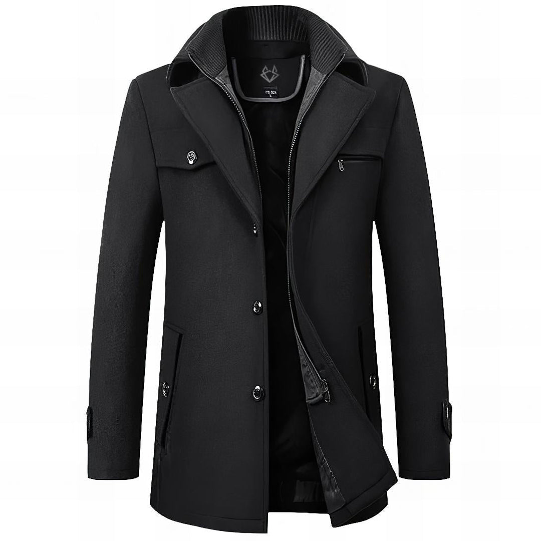 Winston | Refined Long Overcoat