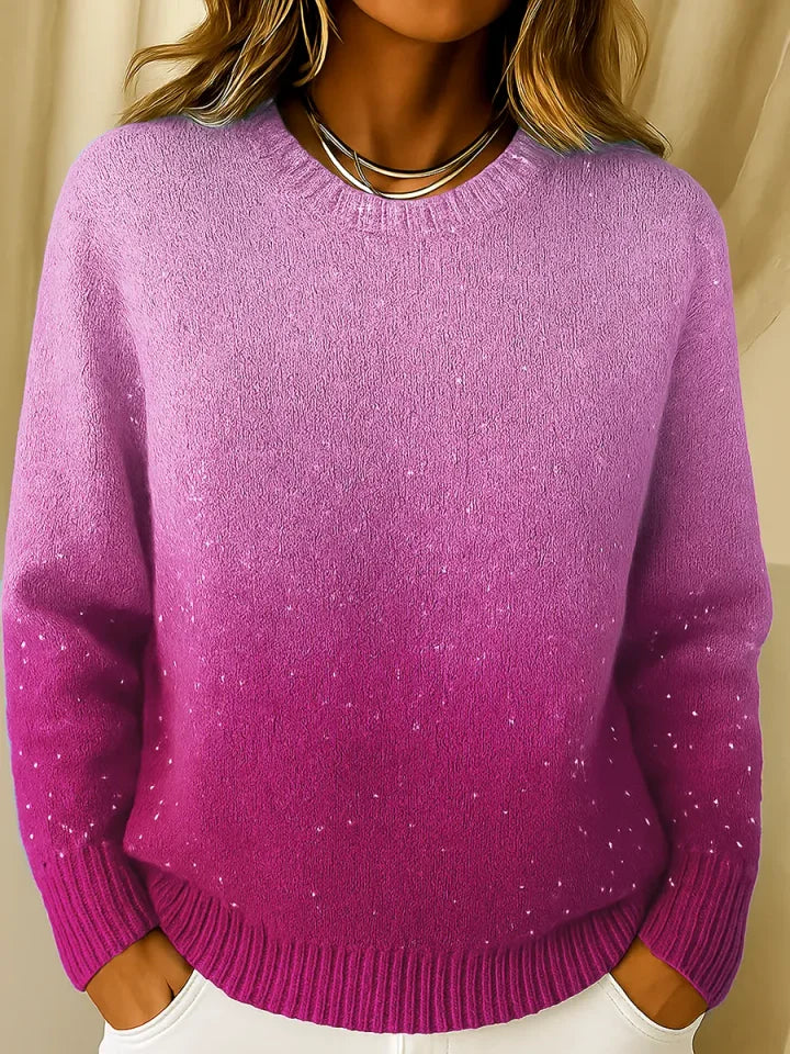Isabelle | Elegant Gradient Knit Sweater