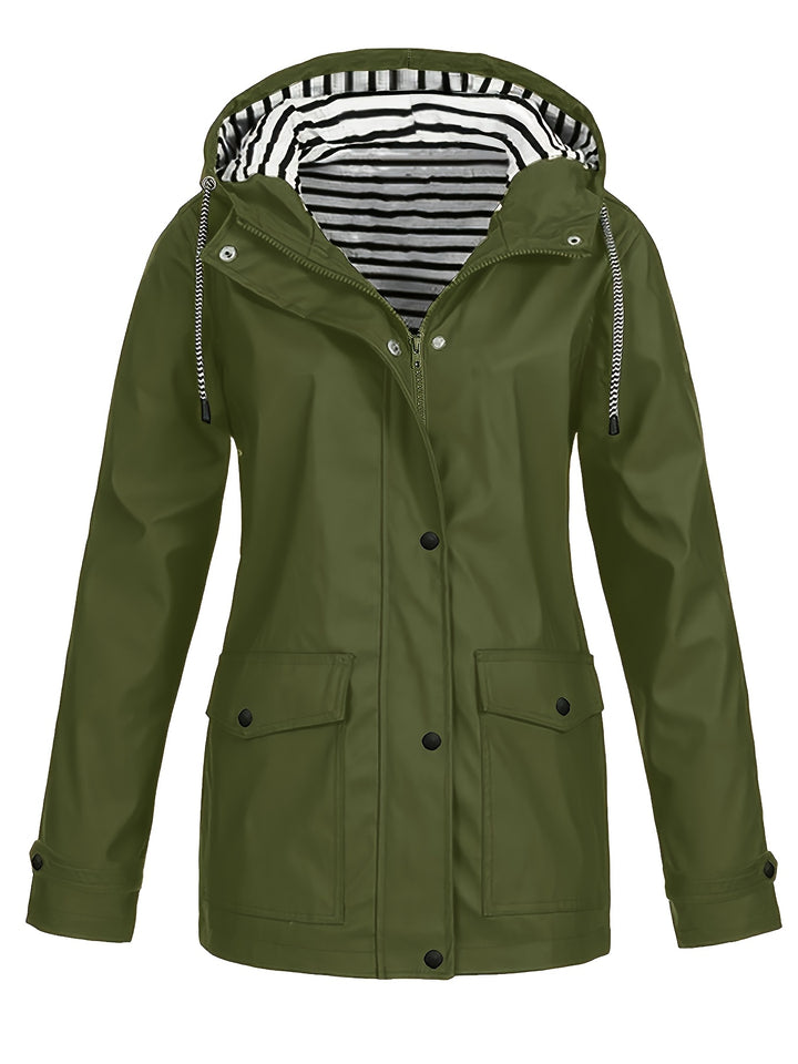 Mara | Hooded Waterproof Windbreaker