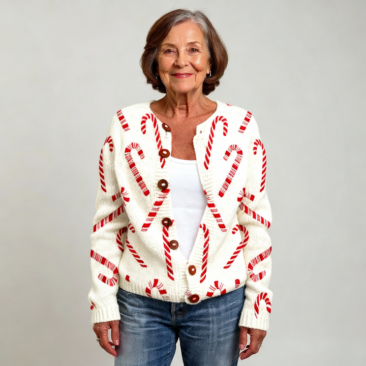 Holly | Cozy Festive Knit Cardigan