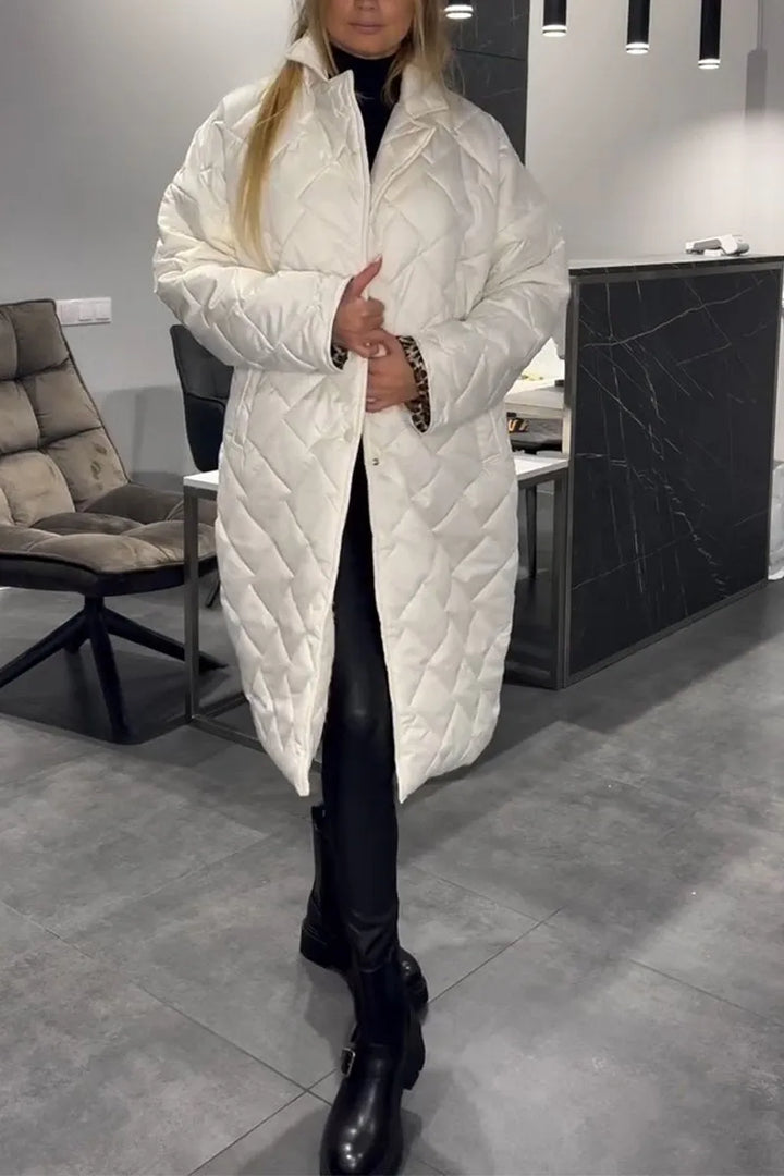 Elara | Reversible Diamond Quilted Coat