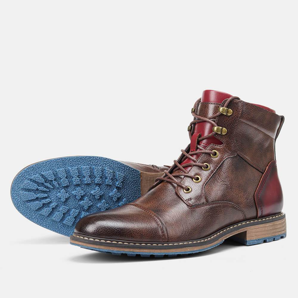Lucas | Classic Lace-Up Oxford Ankle Boots