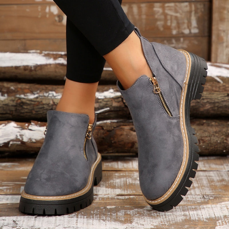 Eliza | Classic Zip-Detail Ankle Boots