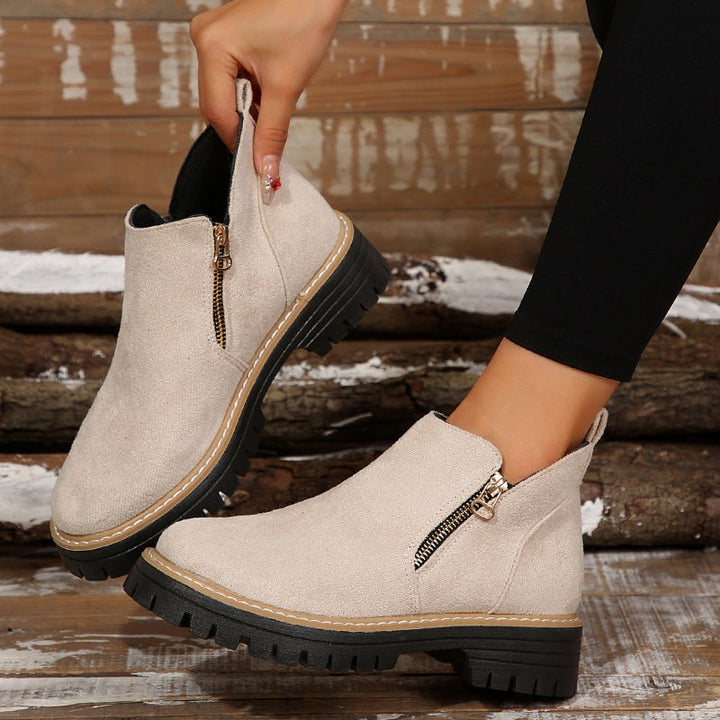 Eliza | Classic Zip-Detail Ankle Boots