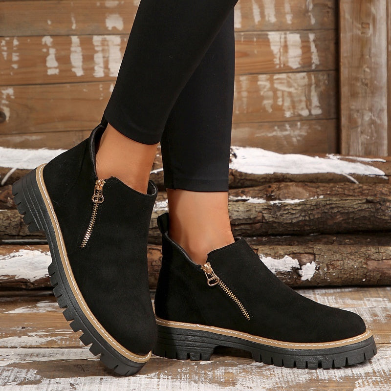Eliza | Classic Zip-Detail Ankle Boots