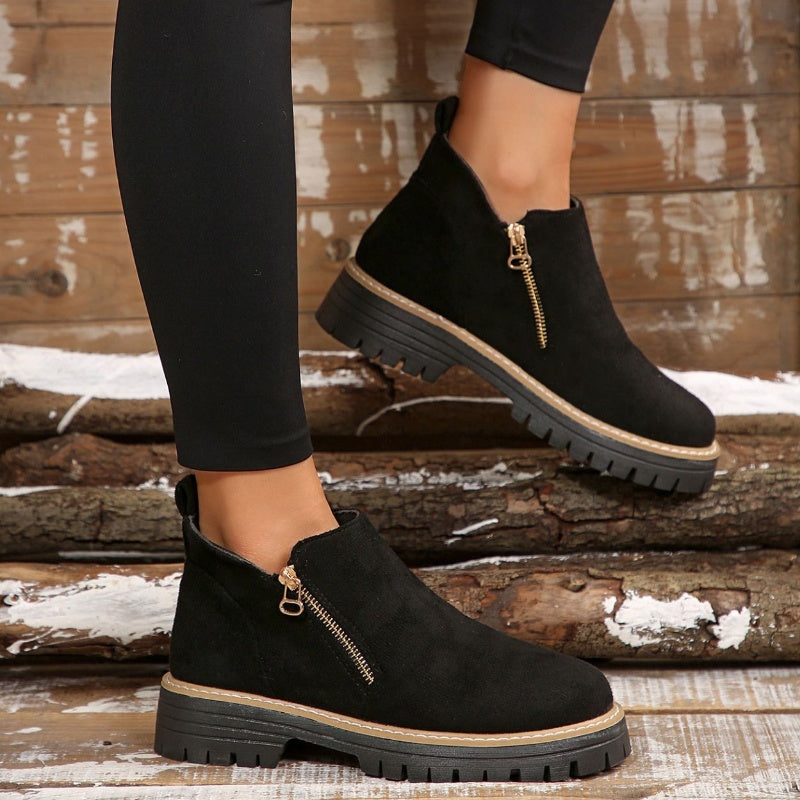 Eliza | Classic Zip-Detail Ankle Boots