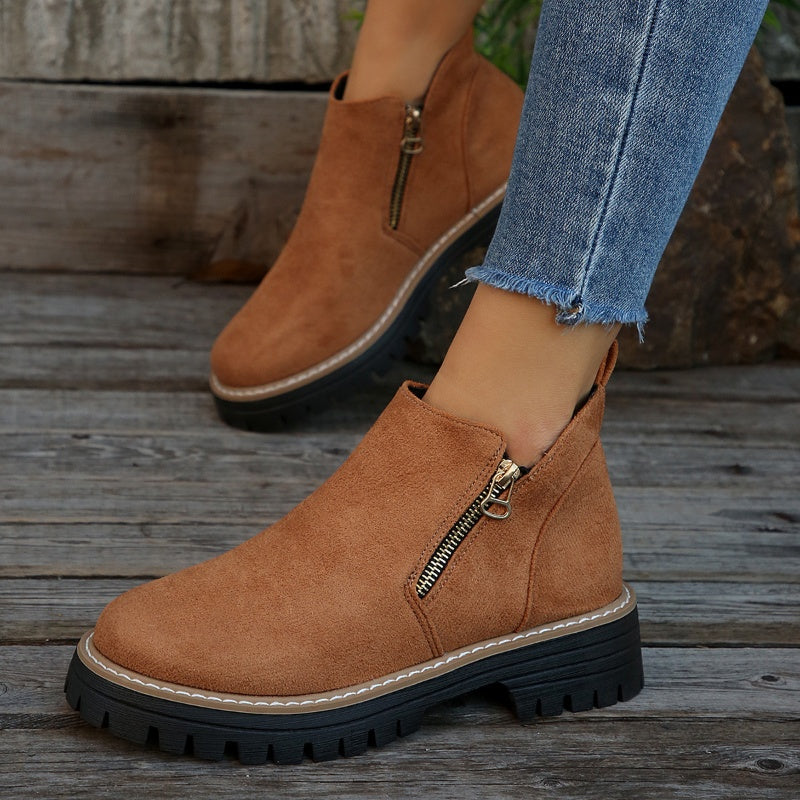 Eliza | Classic Zip-Detail Ankle Boots