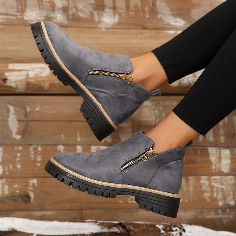 Eliza | Classic Zip-Detail Ankle Boots