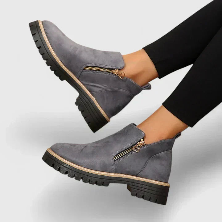 Eliza | Classic Zip-Detail Ankle Boots