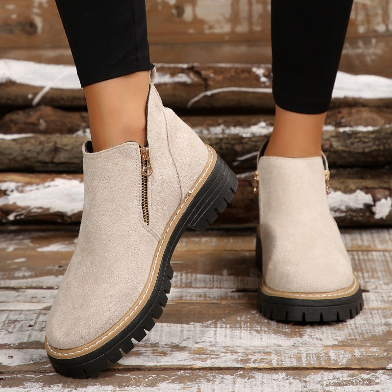Eliza | Classic Zip-Detail Ankle Boots