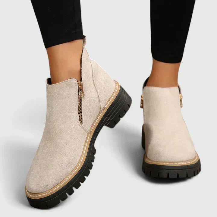 Eliza | Classic Zip-Detail Ankle Boots