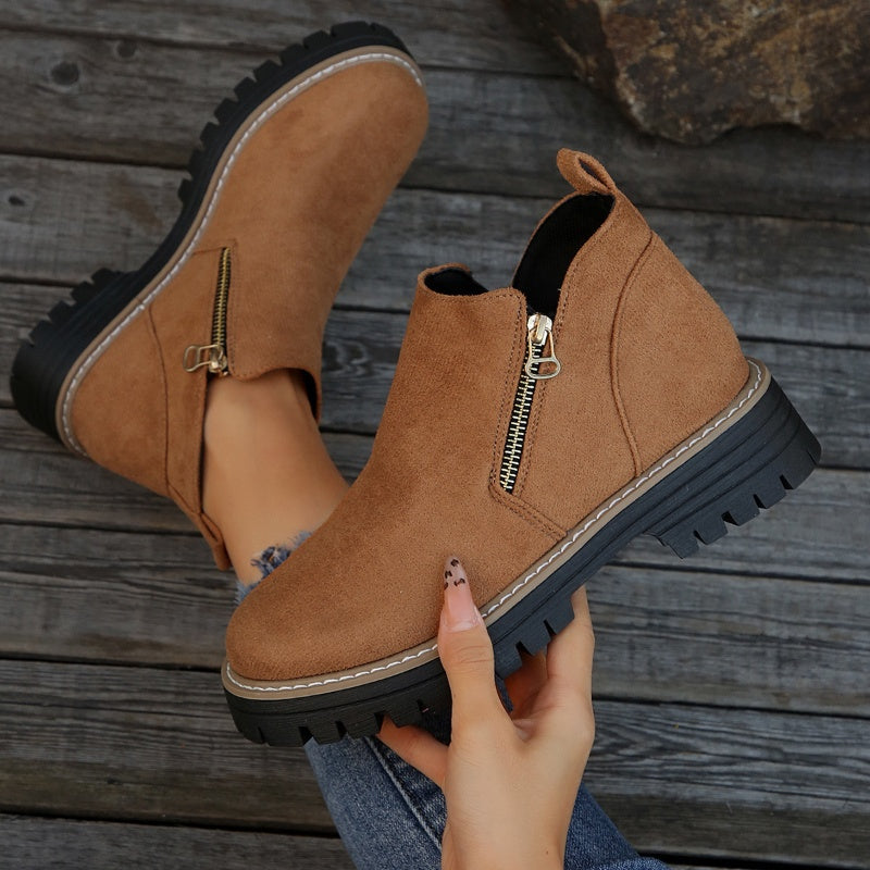 Eliza | Classic Zip-Detail Ankle Boots