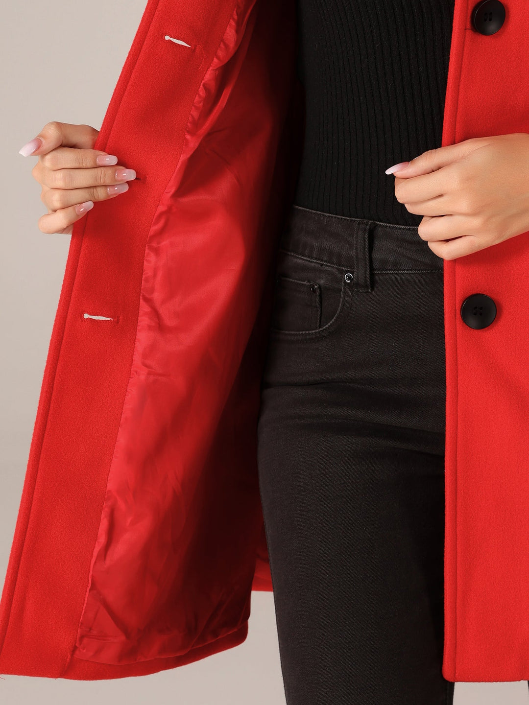 Katherine | Elegant Single-Breasted Coat