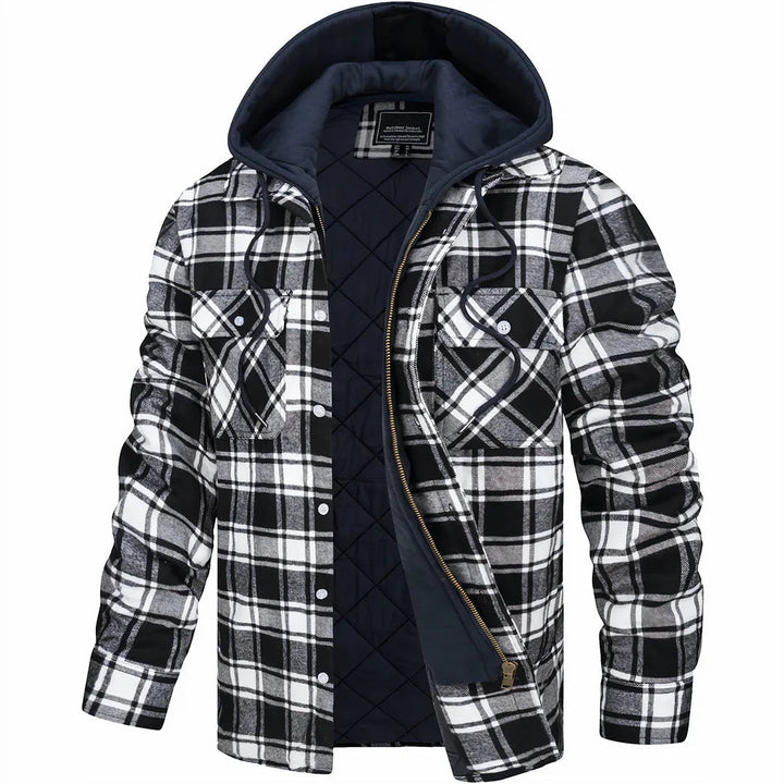 Hudson | Heritage Check Wool-Blend Coat