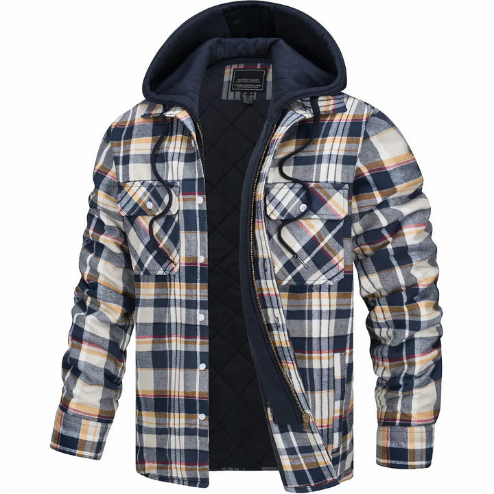 Hudson | Heritage Check Wool-Blend Coat