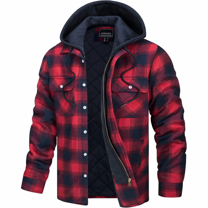 Hudson | Heritage Check Wool-Blend Coat