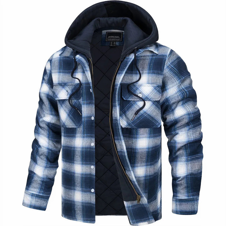 Hudson | Heritage Check Wool-Blend Coat