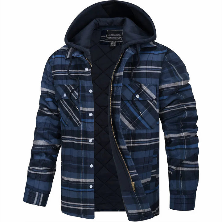 Hudson | Heritage Check Wool-Blend Coat
