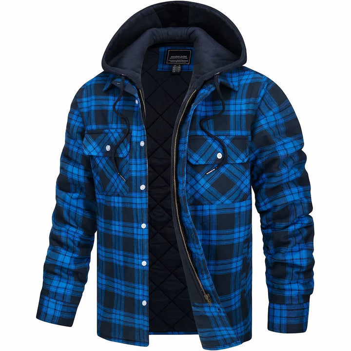 Hudson | Heritage Check Wool-Blend Coat