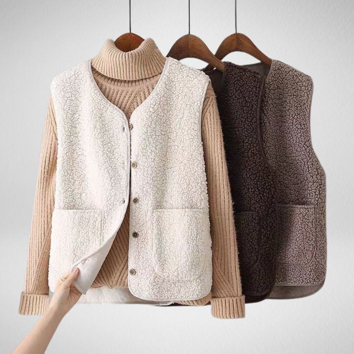 Clara | Classic Button Down Vest